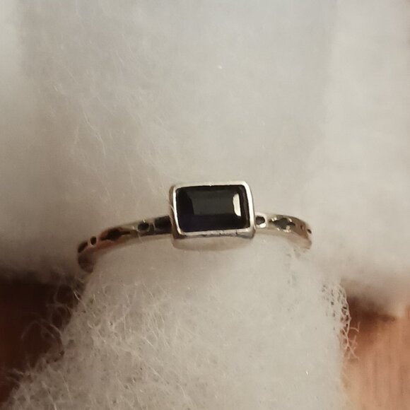 Vintage  Sundance Catalog Sterling Silver Iolite Ring - Picture 3 of 12